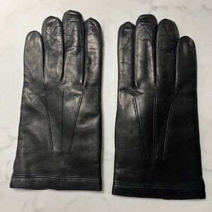 Labonia Dark Brown Genuine Leather Gloves Size: 9 1/2